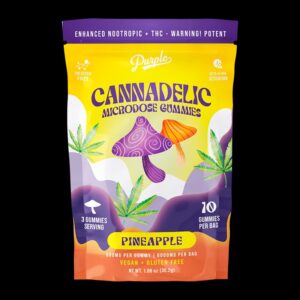 Pineapple Cannadelics Microdose Gummies