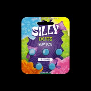 purple organics silly dots